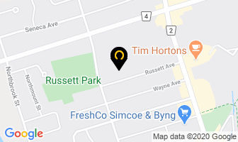 Russett Auto Service in Oshawa map