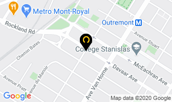 Rustine & Compagnie Inc in Outremont map