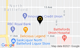 Ruth Whyte Manor Lounge in North Battleford map