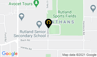 Rutland Seniors Activity Centre in Kelowna map