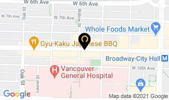 Ryan E Mccardell Law Corp in Vancouver map