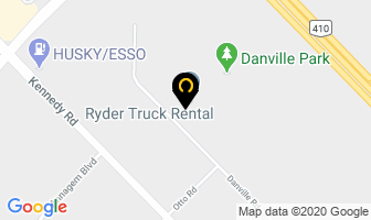 Ryder Canada in Mississauga map