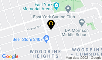Ryerson A G Roofing in East York map