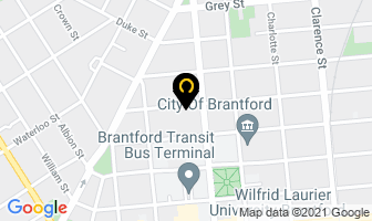 Ryerson Scully in Brantford map