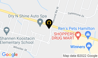 Rymal Family Dental in Hamilton map