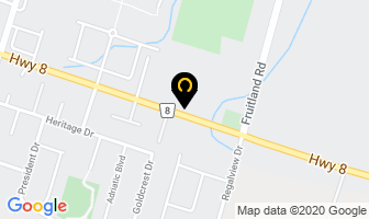 Rythum Plus Dance Co in Hamilton map
