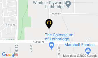 S M L Entertainment in Lethbridge map