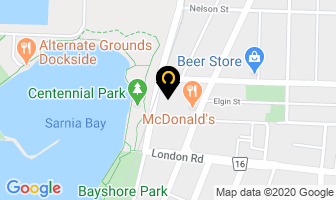 S N T Property Management in Sarnia map