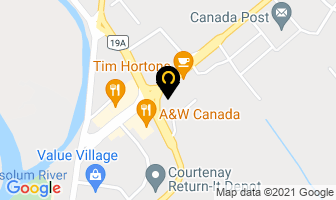 S S T G Gas Station in Courtenay map