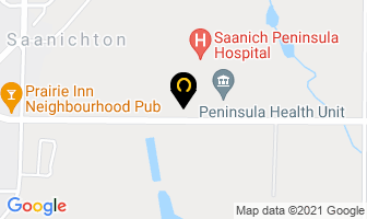 Saanich Peninsula Hospital in Saanichton map