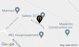 Sablex 2010 Inc in Sarnia map