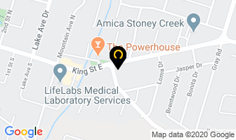 Sabourin Auto Repair in Hamilton map