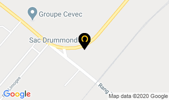 Sac Drummond in Drummondville map