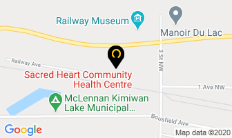 Sacred Heart Community Health Centre in Napierville map