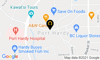 Sacred Wolf Friendship Centre in Port Hardy map