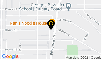 Saddle Ridge Community Church in Calgary map