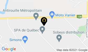Sade Canada Inc in Ville de Québec map