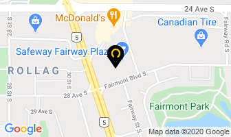 Safeway Fairway Plaza in Lethbridge map