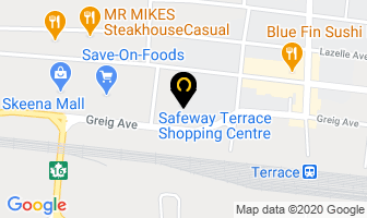 Safeway Terrace Shopping Centre in Vernon map