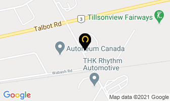 Saffire Blue in Tillsonburg map