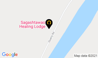 Sagashtawao Healing Lodge in Moosonee map