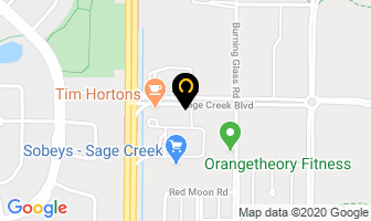 Sage Creek Dental Centre in Winnipeg map