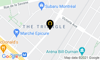Sahara Carpet in Montreal map