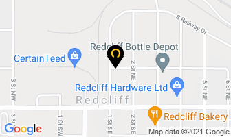 Saint-Gobain in Redcliff map