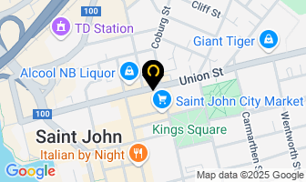 Saint John Signs in Saint John map