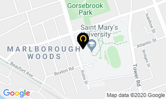 Saint Mary's University in Halifax map