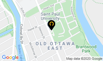 Saint Paul University in Guelph map