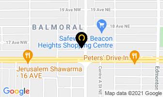 Saints N Sinners in Calgary map