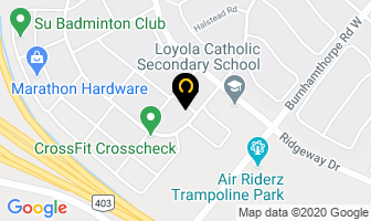 Salice Canada Inc in Mississauga map