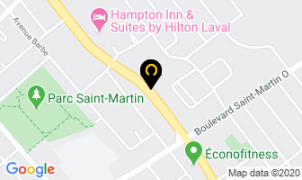 Salle De R&eacute;ception Paradis in Laval map