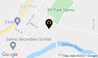 Salmo Firemen's Club in Salmon Arm map