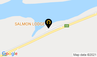 Salmon Lodge Restaurant in Addington map
