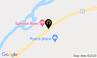 Salmon River Motel in Shannonville map