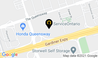Salon Allegro in Orillia map