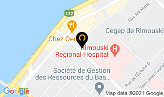 Salon Bichat in Rimouski map
