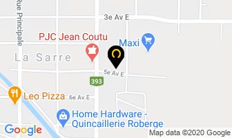 Salon Boucles D'or in La Sarre map