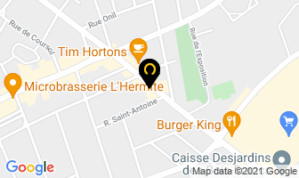 Salon Cabello in Victoriaville map