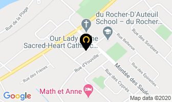 Salon Carole Coiffure in Rimouski map