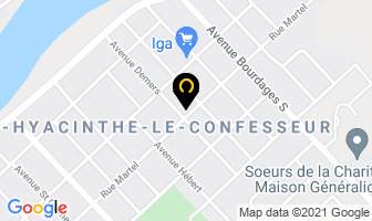 Salon Clip Coiffure in Saint-Hyacinthe map