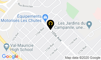 Salon De Coiffure Pure & Simple in Shawinigan map
