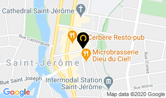 Salon De La Gare in Saint-Jérôme map
