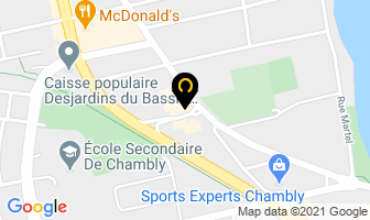Salon De Quilles Chambly in Chambly map