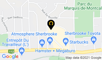 Salon De Quilles De L'estrie in Peterborough map