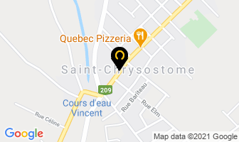 Salon Demers Claudette in Golden map