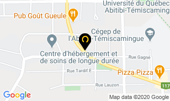 Salon Denise in Rouyn-Noranda map