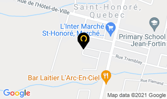 Salon Francine Enr in Saint-honoré map